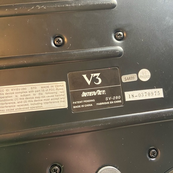 Playstation PS1 PS2 V3 fx INTERACT Racing Steering Wheel SV-1119 - Picture 10 of 10